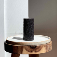 Textured Pillars Narrow - Black