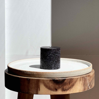 Textured Pillars Narrow - Black