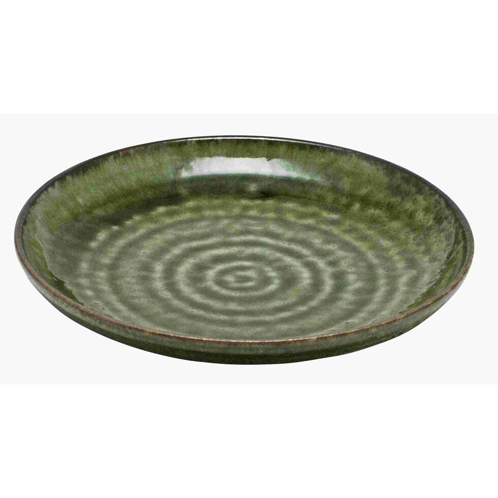 Iroyu Green Dinner Plate
