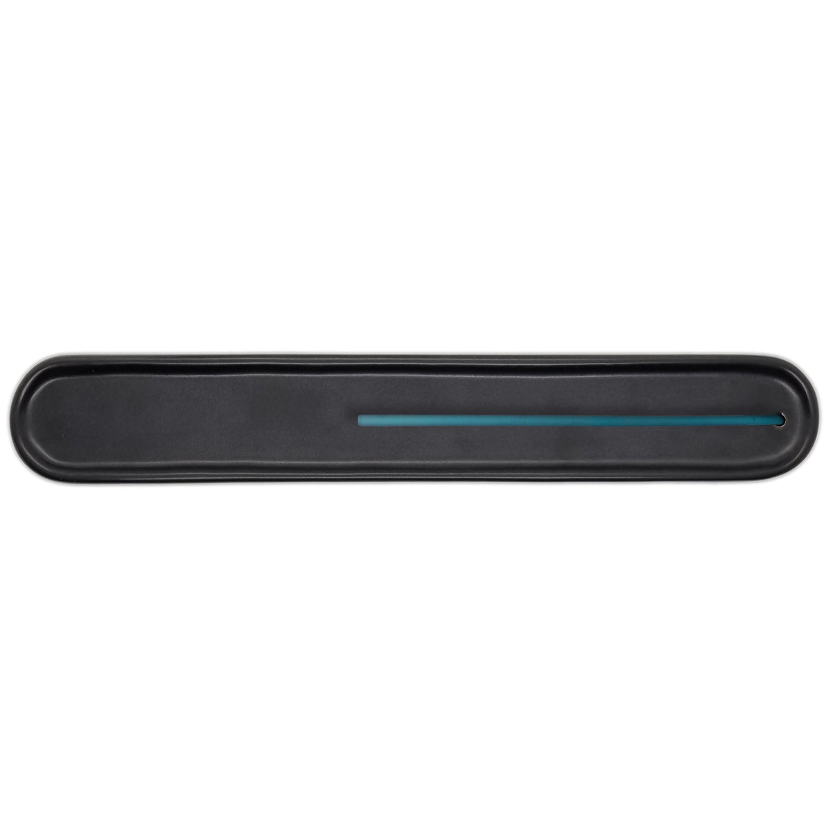 Long Ceramic Incense Holder  Black