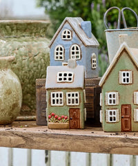 Devon Tea Light Cottage Tall Sage (Copy)