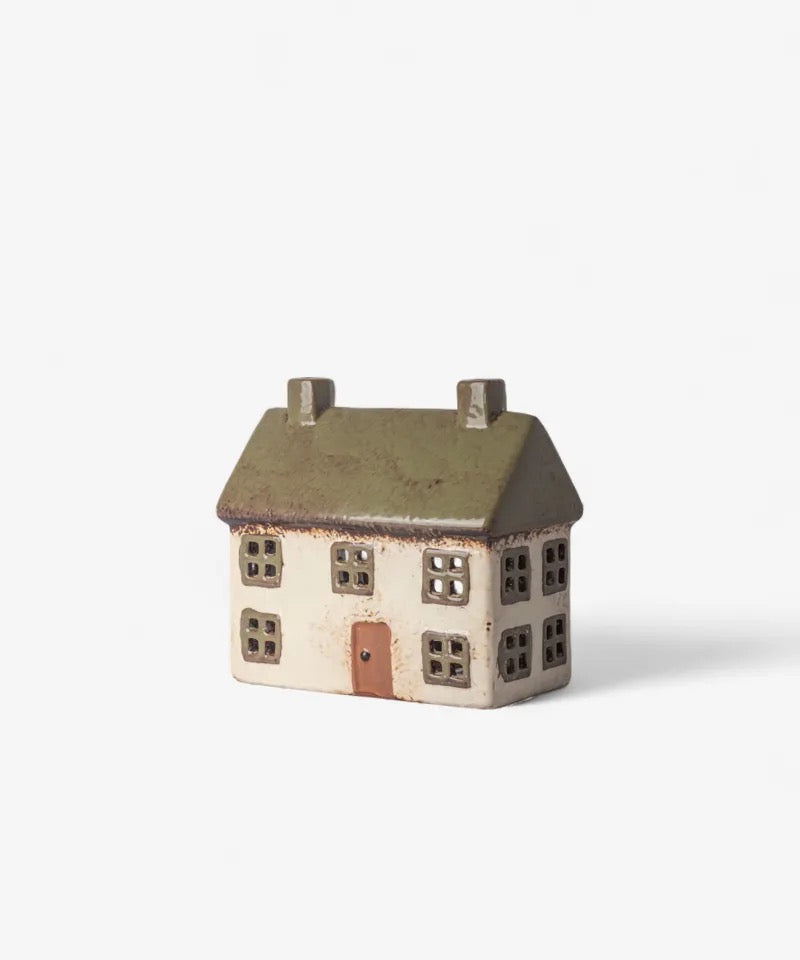 Alsace Cottage Tealight Olive Green