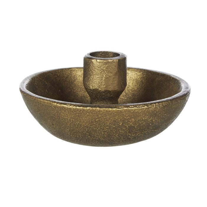 Amalfi Milton gold candle holder