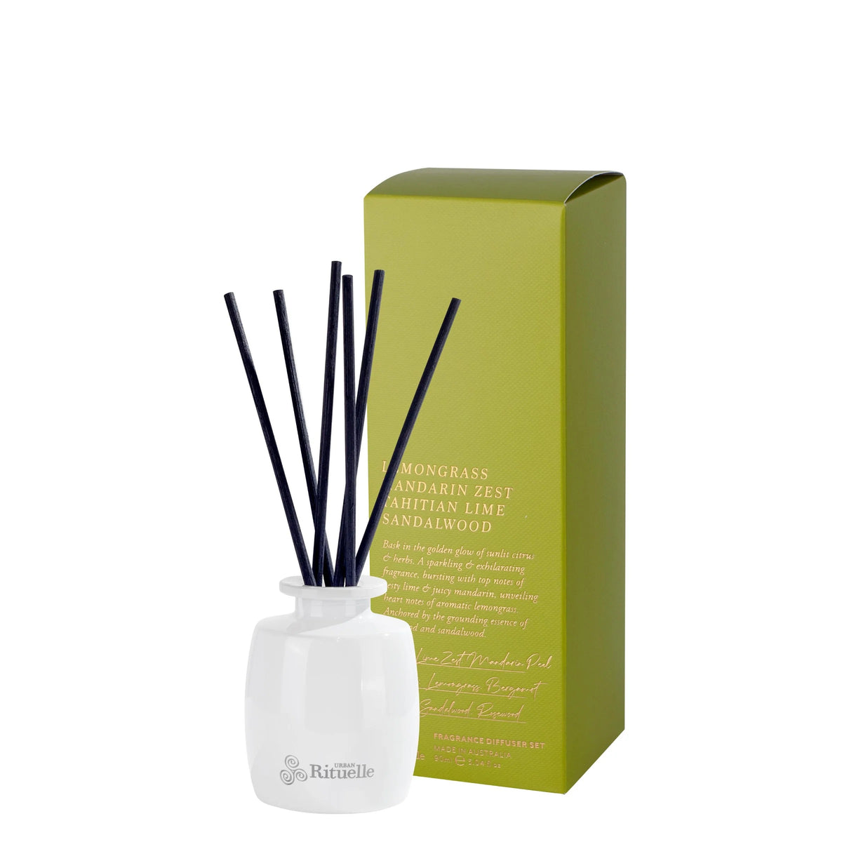 Apotheca -Lemongrass Fragrance Diffuser Set | 90ml