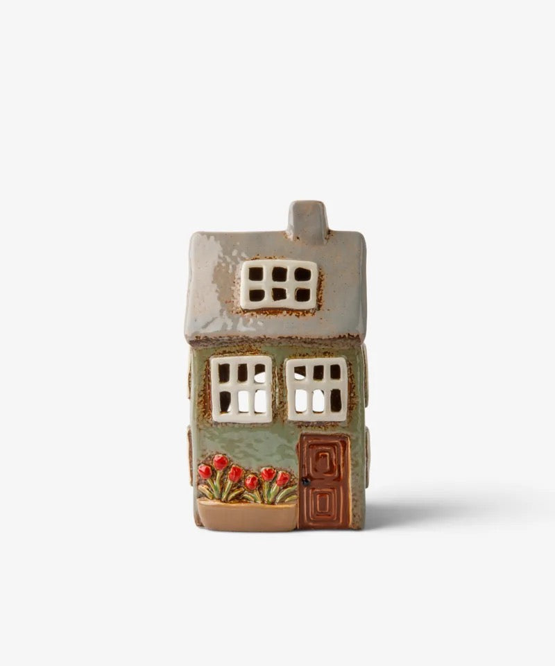 Devon Tea Light Cottage Tall Sage (Copy)