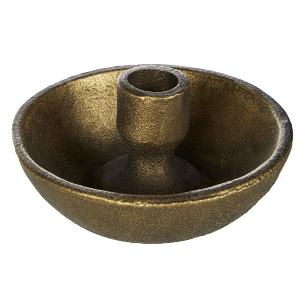 Amalfi Milton gold candle holder