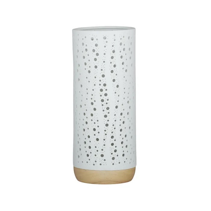 Bolla Wood and porcelain Lamp