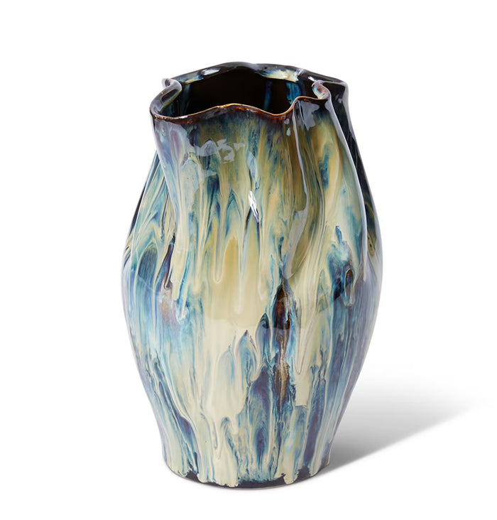 Sueko Vase Blue Beige 30 cm