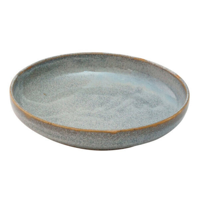 WABISABI PEARL BLUE - high edge plate