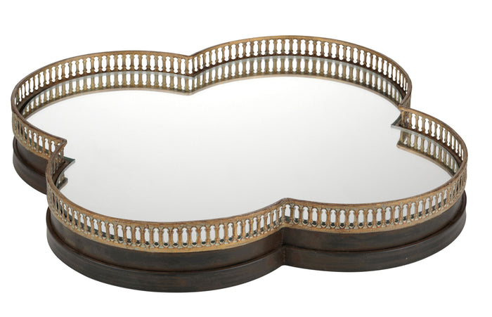 Clover Mirror Tray