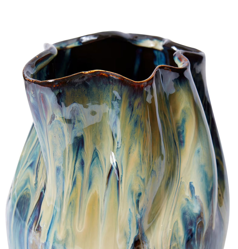 Sueko Vase Blue Beige