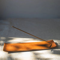 Japanese Teak Wood incense Holder