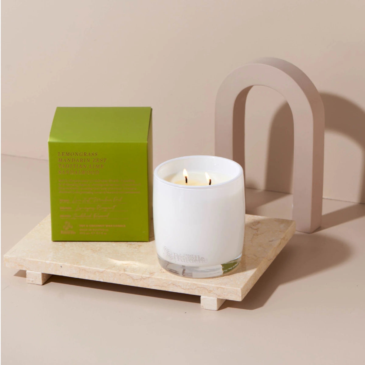 Apotheca - Lemongrass Scented Soy Candle | 140gm