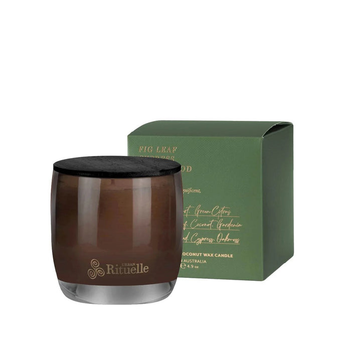 Apotheca - Fig Leaf, Cypress, Cedarwood, Moss Scented Soy Candle | 140gm