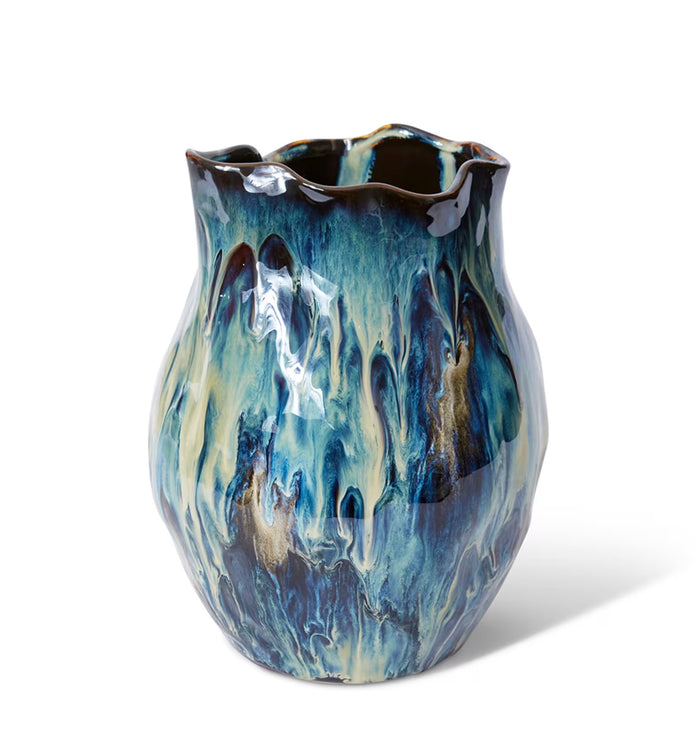 Sueko Vase Blue Beige 23cm