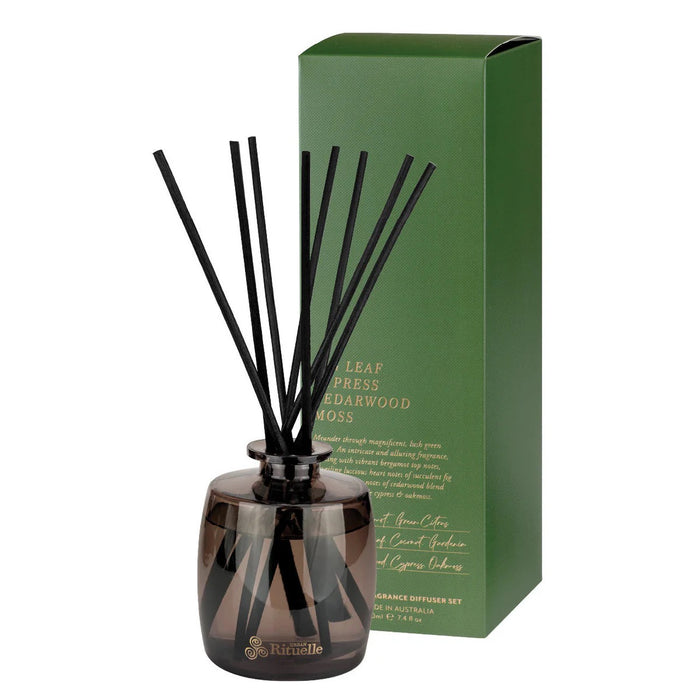 Apotheca Diffuser Set - Fig Leaf, Cypress, Cedarwood