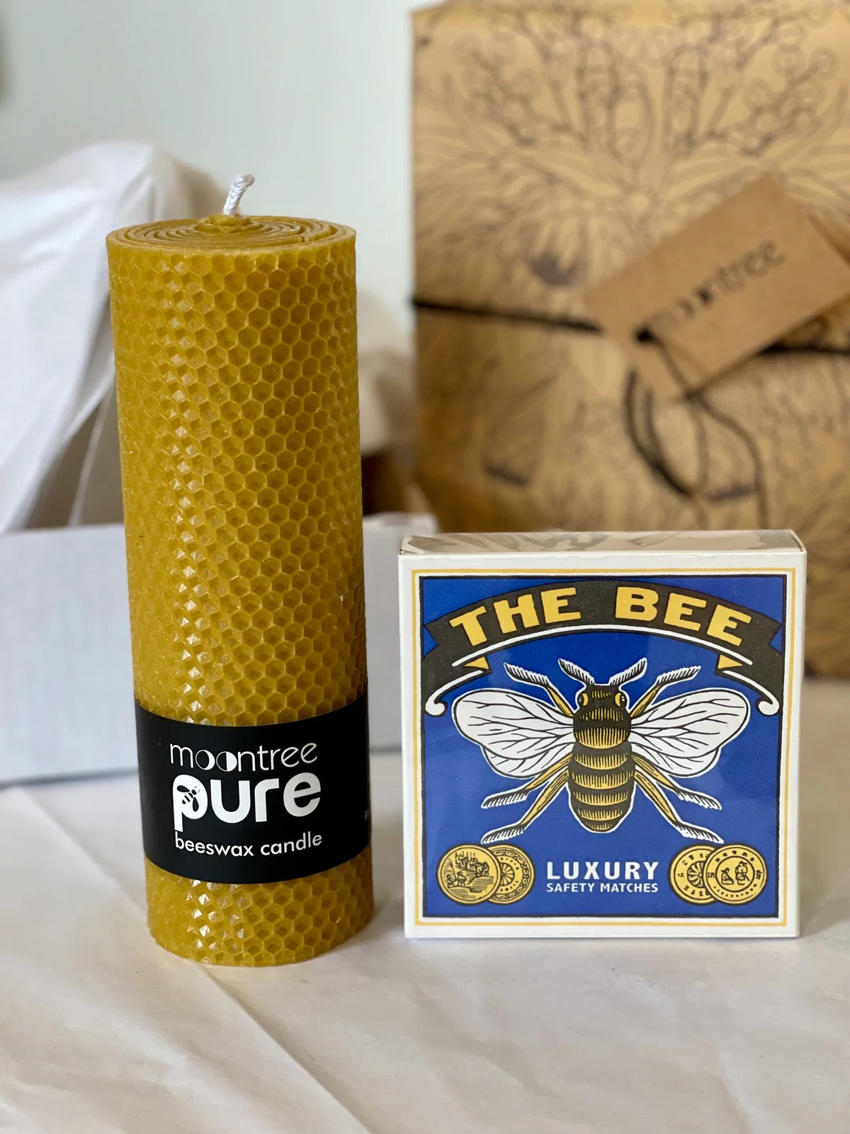 The Bee Square Matchbox