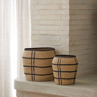 Amalfi Trace Baskets Natural