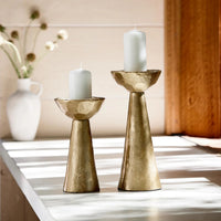 Norah Gold Candle Holder