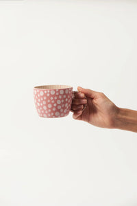 Chino Mug Pink Dot