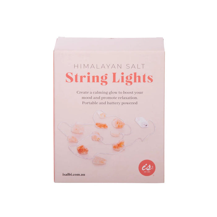 Himalayan Salt String Lights Pink 165cm