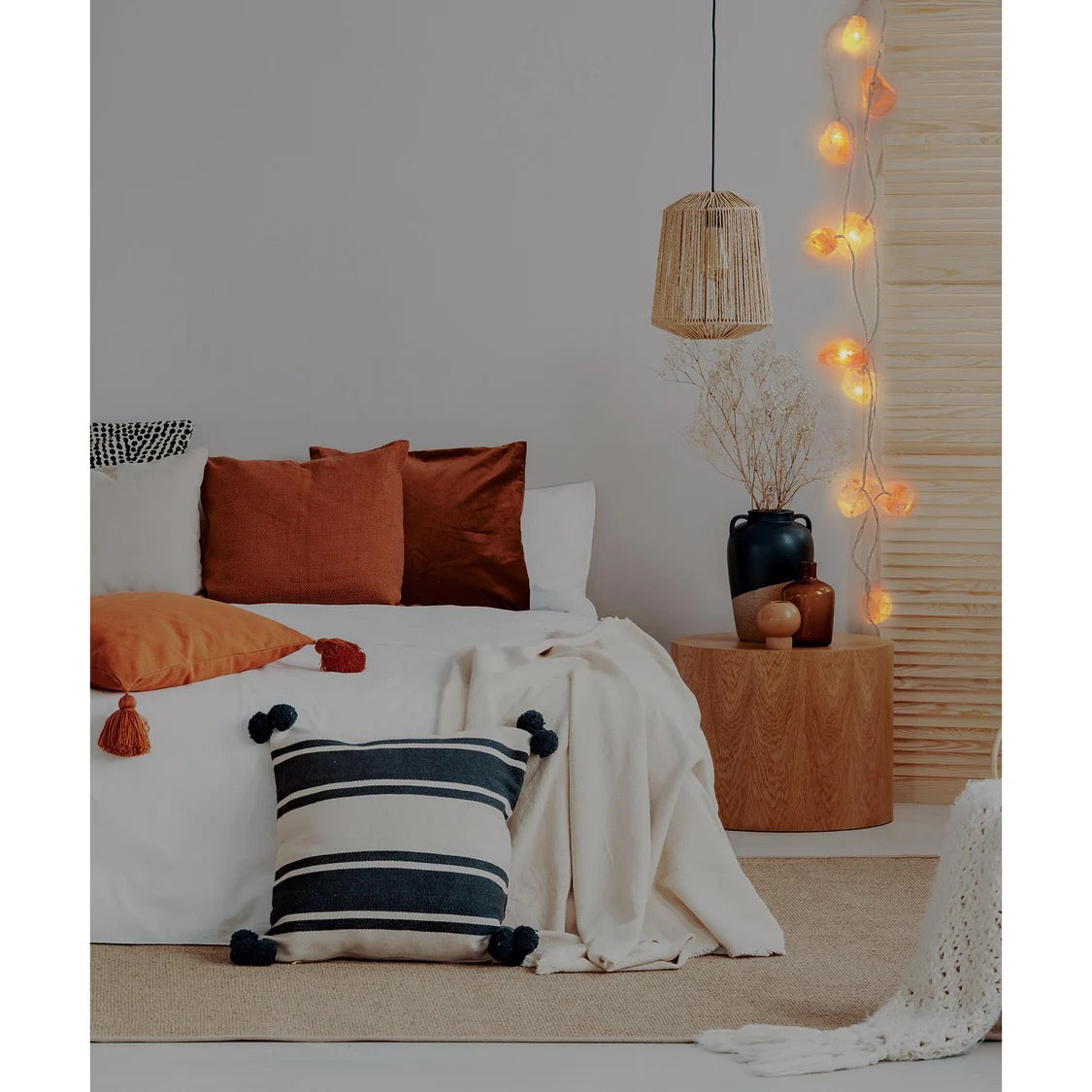 Himalayan Salt String Lights Pink 165cm