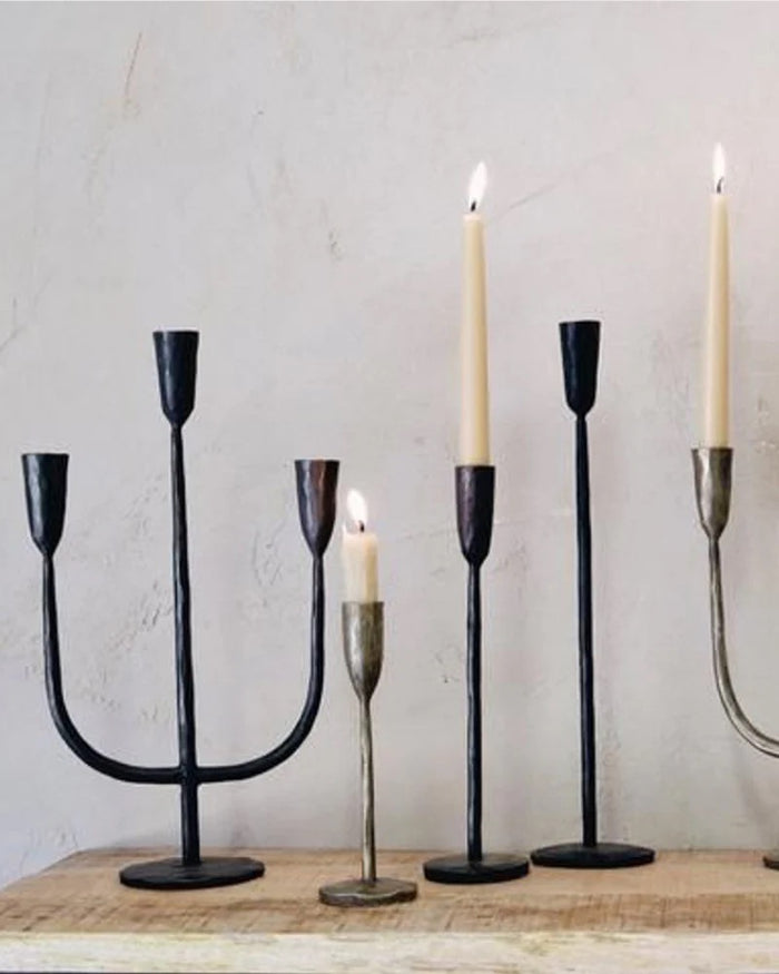 Trilobe Candelabra- Black