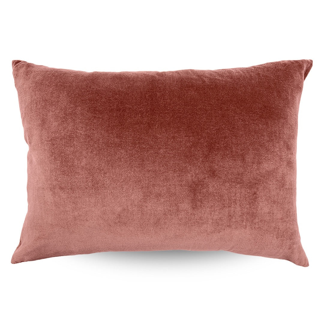 Classic Rectangle Velvet Rouge cushion