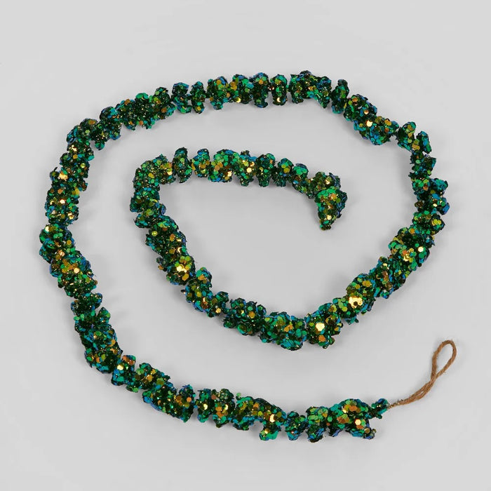 Shimmer Garland Green