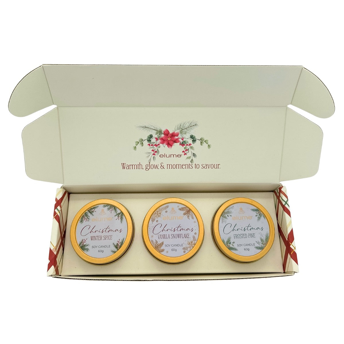Gift Box – Christmas Candle Trio
