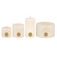 Christmas Vanilla Snowflake Pillars