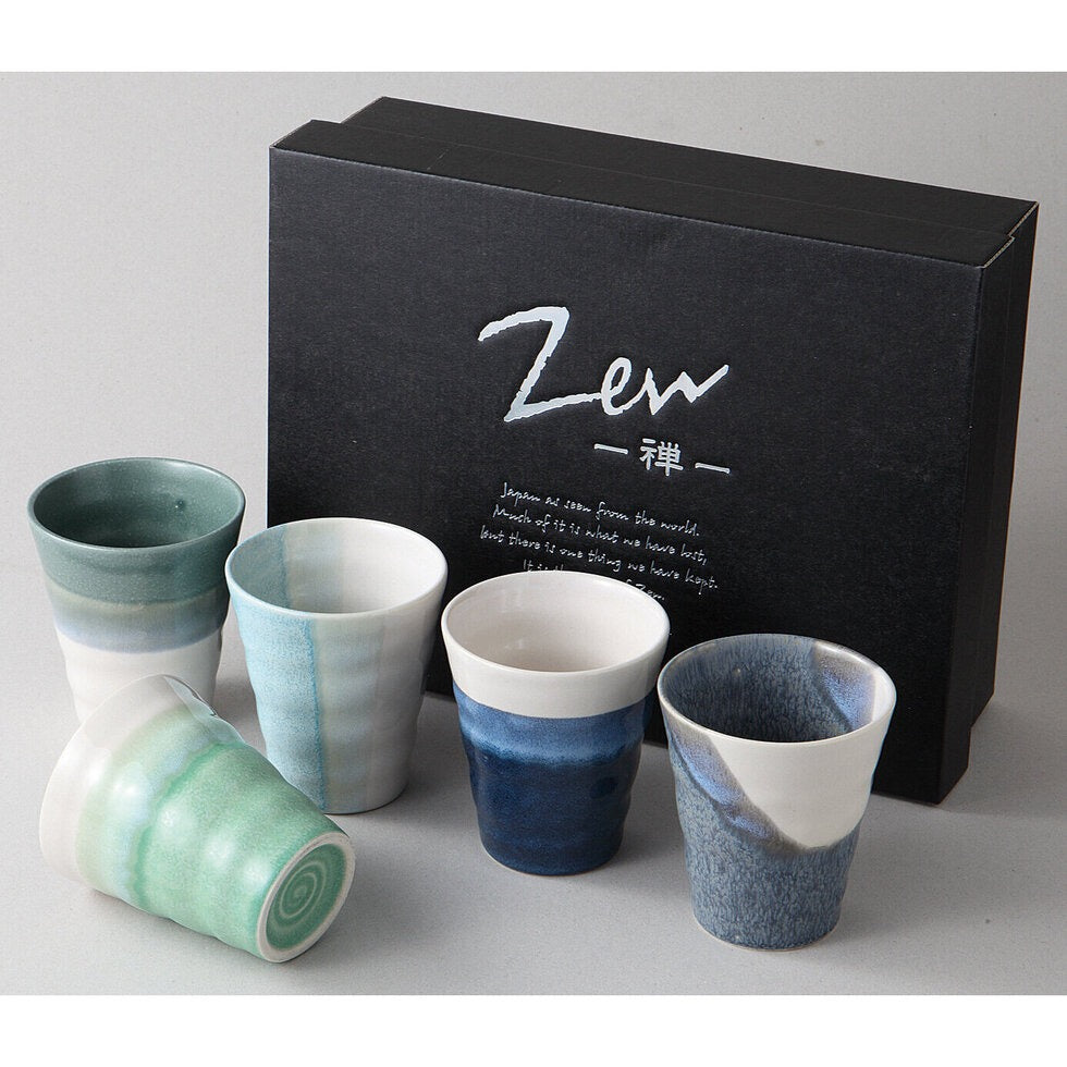 KATA design Blue 5 cup set