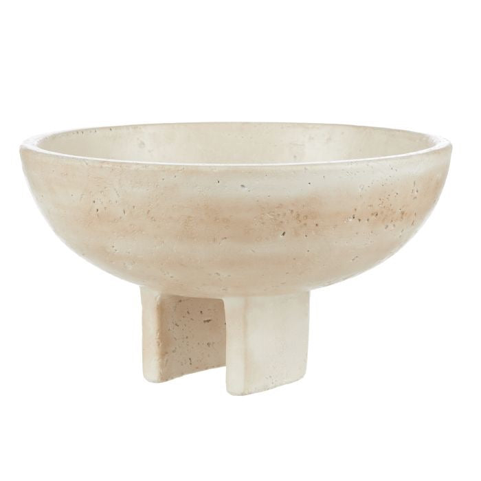 Amalfi Napier Travertine Bowl Large