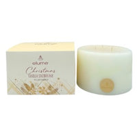 Christmas Vanilla Snowflake Pillars