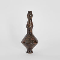 Lune Loom Candle Holder Brown