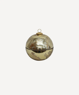 Etched Bauble Candle
