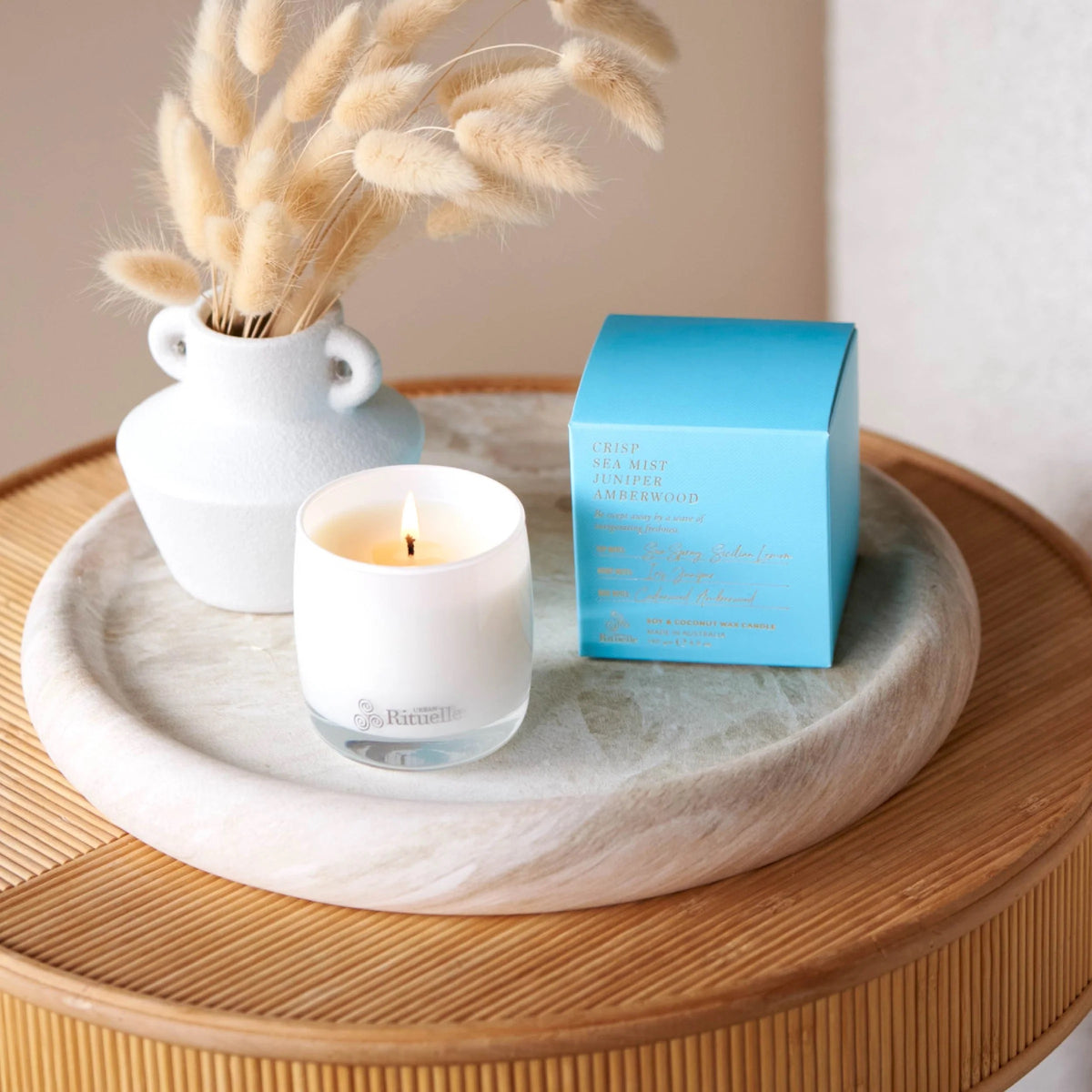 Apotheca - Crisp Sea Mist Scented Soy Candle | 140gm