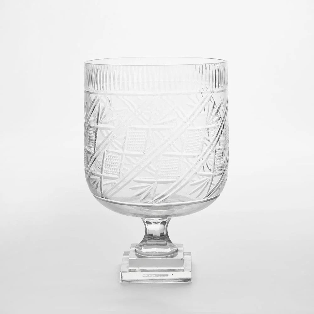 Rejale Cut Glass Hurricane