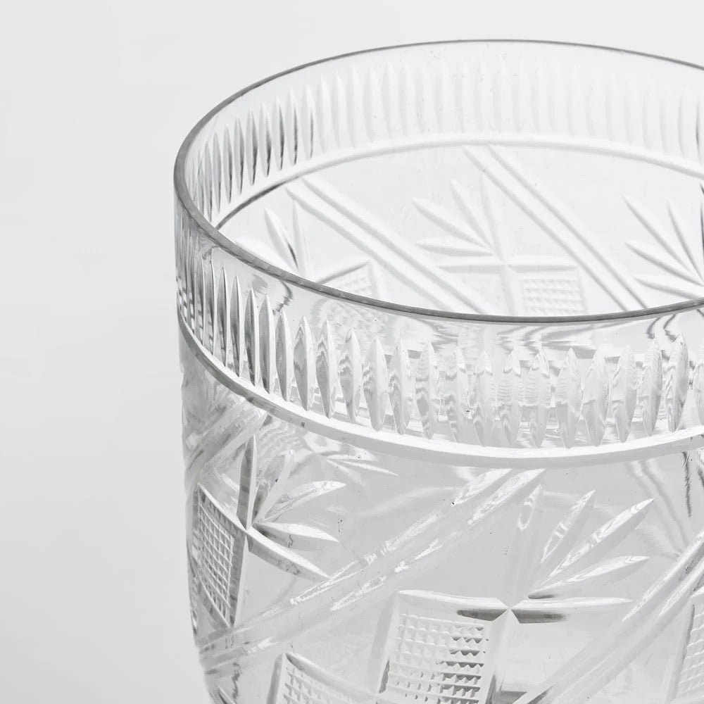 Rejale Cut Glass Hurricane