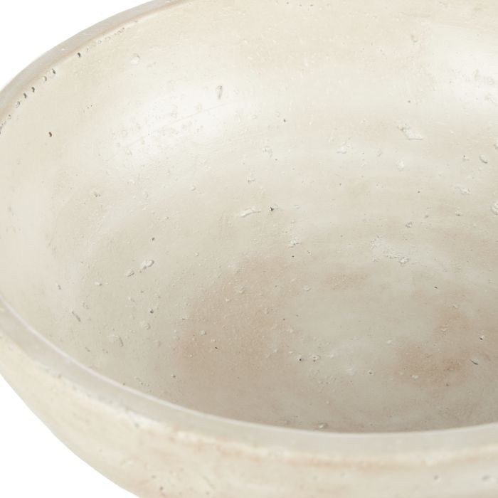 Amalfi Napier Travertine Bowl Large