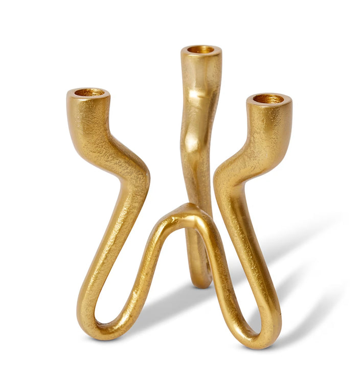 Laquan Candle Holder Gold