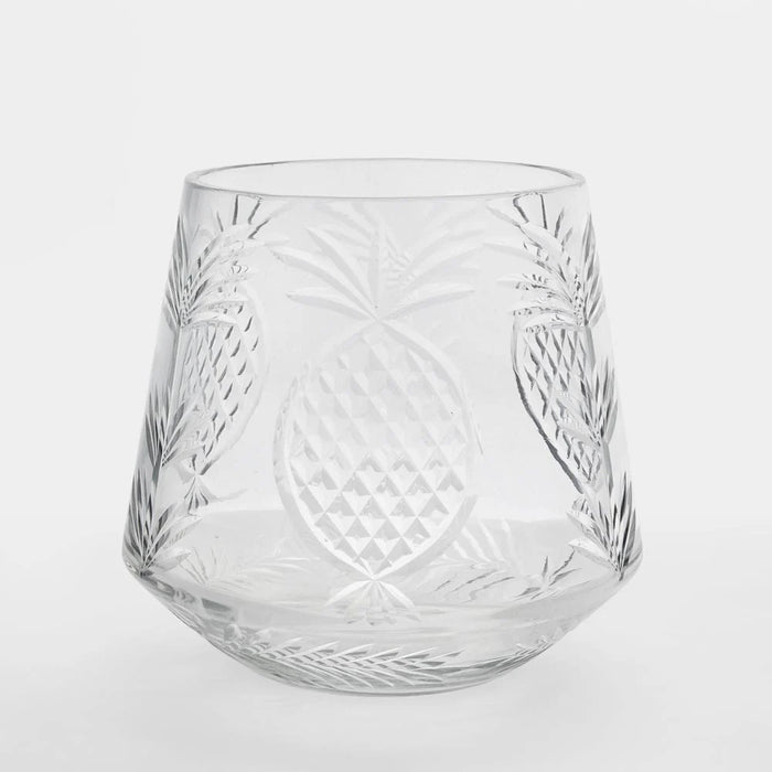 Annachi Cut Glass Hurricane