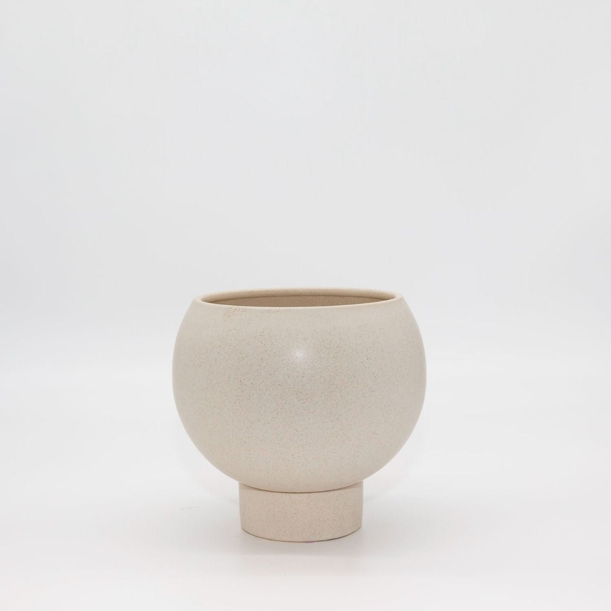 Small Orbit Planter Oatmeal