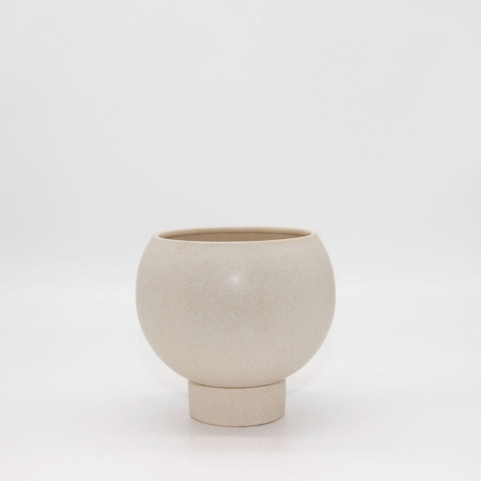 Small Orbit Planter Oatmeal