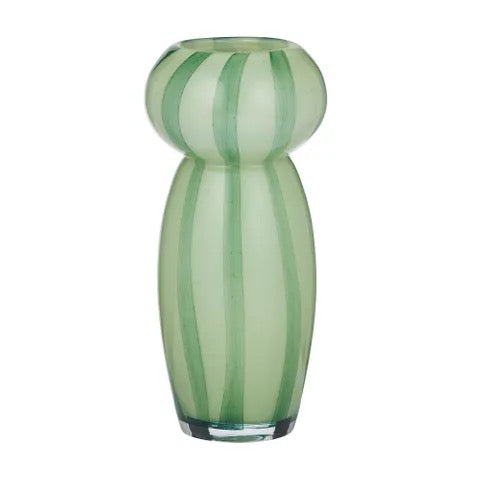 GRANGER GLASS VASE SAGE/FORREST