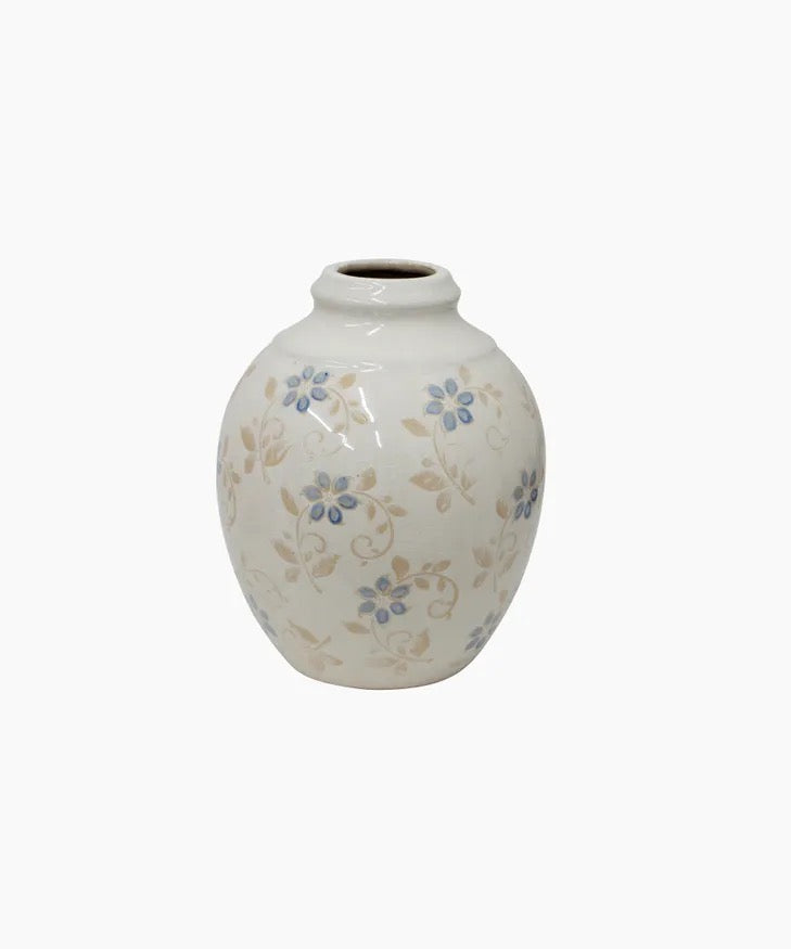 Anais Ceramic Oval Bud Vase