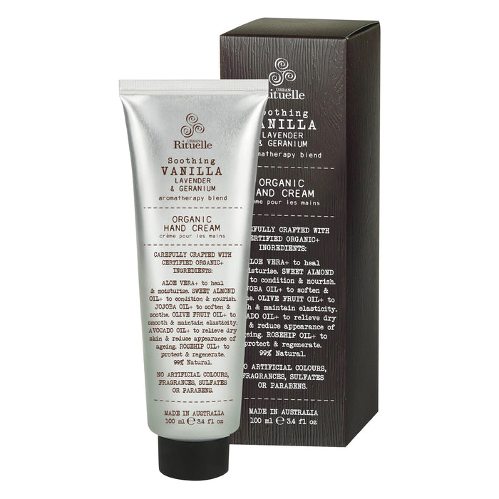 Vanilla, Lavender & Geranium Organic Hand Cream | 100ml