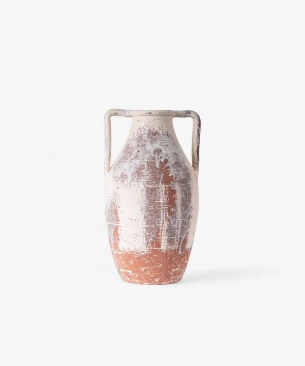 Glacier Terracotta Urn Short