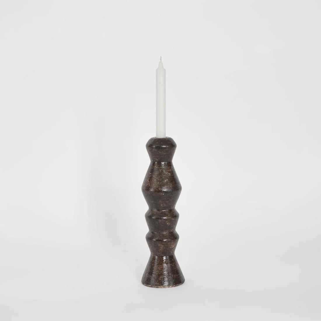 Lune Candle Holder Brown Short
