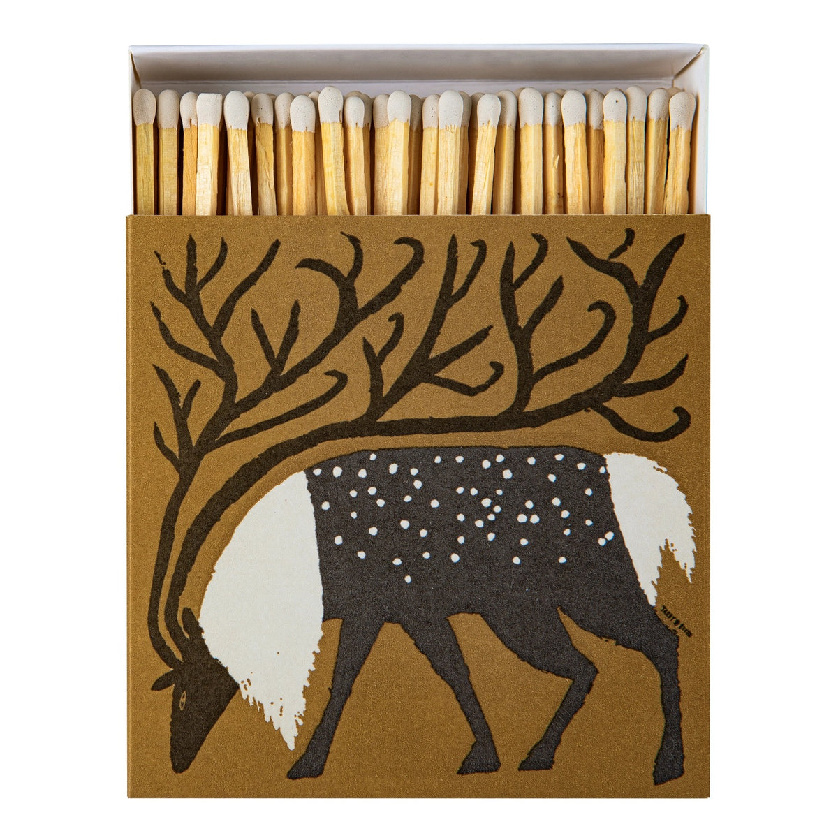 Reindeer |Square - Safety Matches 🎄